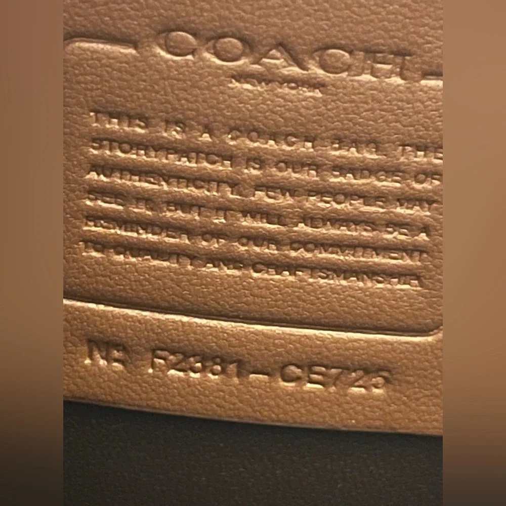 Coach nwt including